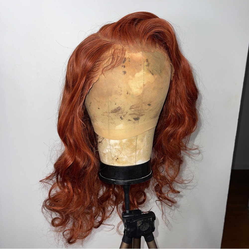 Reddish Brown Ginger Colored Wig